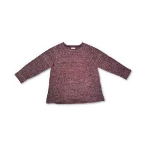 Style & Co Plus Size Marl Pointelle Cuffe Sweater Candy Purple Combo 2X - Picture 1 of 1
